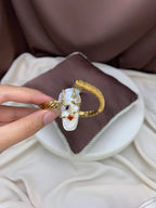 سوار أيرا باللؤلؤ الصناعي والزيركون