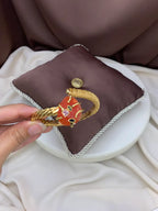 سوار أيرا بحجر الكاتس آي والزيركون